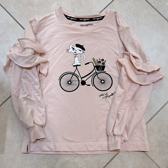 Karl Lagerfeld Tops - EUC Karl Lagerfield sweatshirt